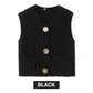 🍂49% OFF🔥Women’s Chunky Knit Button-Down Sweater Vest