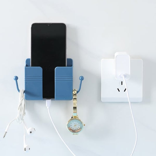 🥳2026 HOT SALE🥳💞50K+ SOLD!🎨🔋 50% OFF! Wall Storage Box – ABS flame‑retardant, remote control holder. Side hooks for keys & earphones. Keep counters clear! 🧹✅