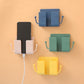 🥳2026 HOT SALE🥳💞50K+ SOLD!🎨🔋 50% OFF! Wall Storage Box – ABS flame‑retardant, remote control holder. Side hooks for keys & earphones. Keep counters clear! 🧹✅
