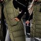 ❄️HOT SALE 50% OFF🔥🍂Women's Long Puffer Vest with Quilted Hood & Button Down Closure