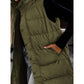 ❄️HOT SALE 50% OFF🔥🍂Women's Long Puffer Vest with Quilted Hood & Button Down Closure