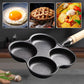 🏆Hot Sale⚡🍳Non-stick Egg Frying Pan, 4 Holes Skillet With Handle🍳