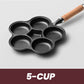 🏆Hot Sale⚡🍳Non-stick Egg Frying Pan, 4 Holes Skillet With Handle🍳