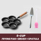 🏆Hot Sale⚡🍳Non-stick Egg Frying Pan, 4 Holes Skillet With Handle🍳
