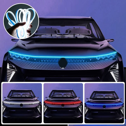 🔥【Dynamic Scan HoodBeam Kit】- 33% OFF! Light up your hood with hypnotic smooth scanning effects! ✨🚗