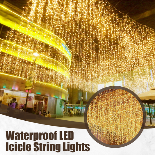 Waterproof LED Icicle String Lights