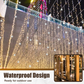 Waterproof LED Icicle String Lights
