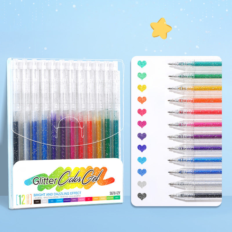 🎅Christmas Gift idea 50%OFF -🎁Glitter Gel Pen Set