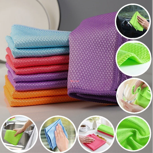 🔥LAST DAY 50% OFF🏆Streak-Free Miracle Cleaning Cloths - Reusable
