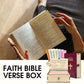 🔥Limited Time Discount🎁 - ✝️Handmade Wooden Bible Verses Box - Daily Bible Verses (🎁 A Reminder of God's Words💖)