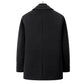 Men’s Premium Faux Wool Blend Coat with Quilted Lining