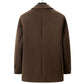 Men’s Premium Faux Wool Blend Coat with Quilted Lining