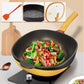 32cm Non Stick Saucepan with Lid, Durable Titanium Alloy
