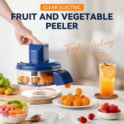 ⏳Limited-time 40% off⏰Transparent Electric Fruit and Vegetable Peeler🍇🧄
