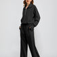 ✨Women's Oversized Half Zip Wide Leg 2 Piece Outfits Lounge Set(BUY 2 FREE SHIPPING)