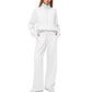 ✨Women's Oversized Half Zip Wide Leg 2 Piece Outfits Lounge Set(BUY 2 FREE SHIPPING)