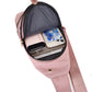 Multi-Pocket Lightweight Metal Zipper Chest Bag with Data Cable Hole