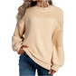 Women's Loose Fit Long Sleeve Knit Sweater