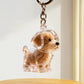 🏆LAST DAY BUY 1 GET 1 FREE🐶My Pet keyring