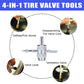 ⚙️ LIMITED-TIME 50% OFF! ✨Quick Change Car Tire Valve Tool Kit