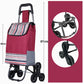 Large Capacity Portable Folding Stair Climbable Cart