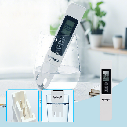 💧 3-in-1 TDS Water Quality Tester - Measures pH, Chlorine, and Hardness with LCD Display for Pools and Aquariums 🌊📱
