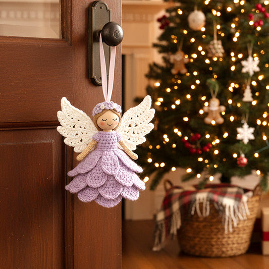 🎁 Christmas Sale 49% off 🎅DIY Crochet Angel Ornament Kit for Beginners