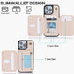 PU Leather RFID-blocking Zipper Wallet Phone Case for Phone
