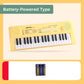 37-Key Portable Electronic Piano Keyboard