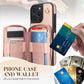 Crossbody Wallet Case - PU Leather Material, Built-in Cash Compartment and Card Storage - Full Protection