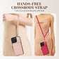 Crossbody Wallet Case - PU Leather Material, Built-in Cash Compartment and Card Storage - Full Protection