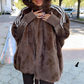 ❄️ Women’s Mink Fur Hooded Zip-Up Coat – Plush Warm, Effortless Style for Winter Daily & Casual Outings