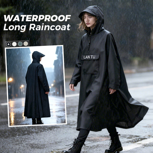 🎅Christmas Pre Sale 50% OFF🎁Waterproof Long Raincoat with Hood for Scooter