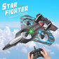 ✈️Stunt RC Fighter! 360° Rolling + Vertical Takeoff/Landing, 3 Speed Modes + Colorful LED, Create New Flying Fun～