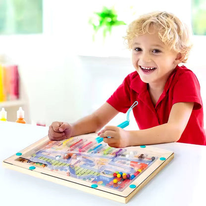 🎅Christmas Pre Sale 50% OFF🎁Magnetic Maze Walking Beads Fingertip Training Toys