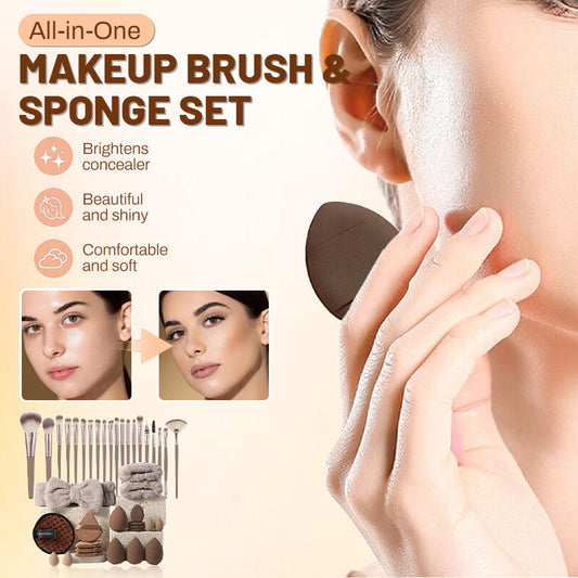 💗Hot Promotion 50% Off💗All-in-One Makeup Brush & Sponge Set