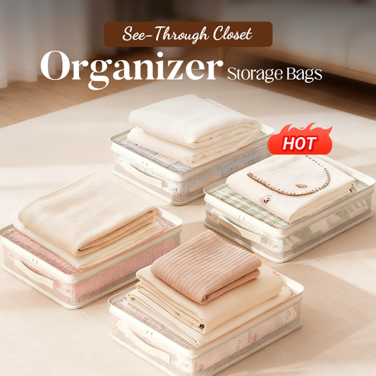 ✨Buy 1 Get 1 Free✨See-Through Closet Organizer Storage Bags