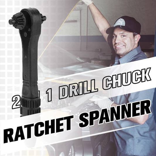 🔥Buy More Save More🔥2 in 1 Drill Chuck Ratchet Spanner