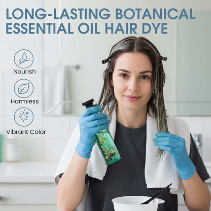 🔥Black Friday Sale 🎁Long-Lasting Botanical Essential Oil Hair Dye