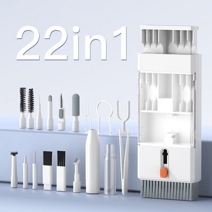22-in-1 Precision Cleaning Kit for Electronics – Includes Keyboard, Screen, Earbuds, Camera Lens & More