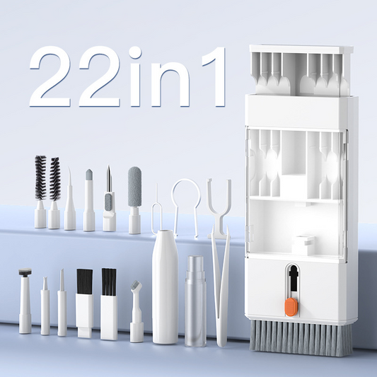 22-in-1 Precision Cleaning Kit for Electronics – Includes Keyboard, Screen, Earbuds, Camera Lens & More