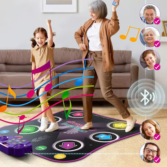 🎅Christmas Pre Sale 50% OFF🎁Light-Up Electronic Dance Mat with Bluetooth🎶