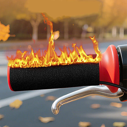 🏍️ 50% OFF NOW ! ❄️ Heated Handlebar Grips for Cycling – Three-Level Temperature Control, Anti-Slip Design & Easy Installation ⚡