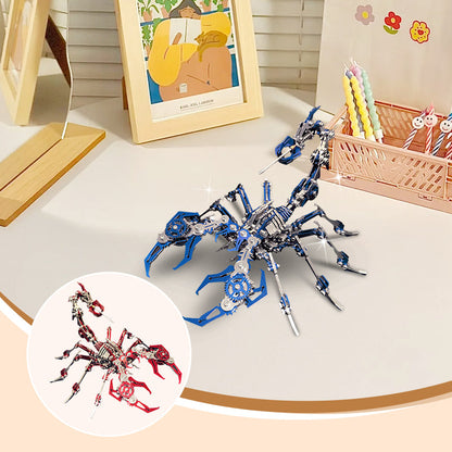 📢📢 50 % OFF !! 🦂 3D Scorpion Metal Puzzle – Mechanical Assembly Model, Challenging & Decorative 🧩⚙️
