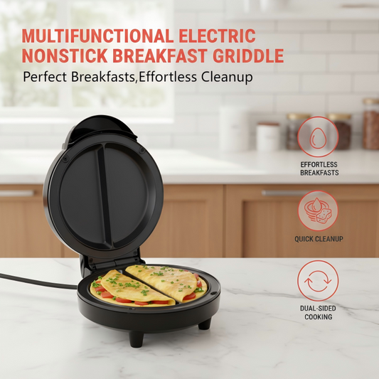 🔥49% OFF!💥Multifunctional Electric Nonstick Breakfast Griddle🥞✨