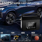 🚗 Car starter with integrated air compressor｜Start and inflate instantly, wherever you are ⚡