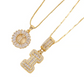 💍 2 Pack✨ Initial Letter Pendant Necklaces-Best Gift for your friends💝