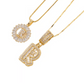 💍 2 Pack✨ Initial Letter Pendant Necklaces-Best Gift for your friends💝