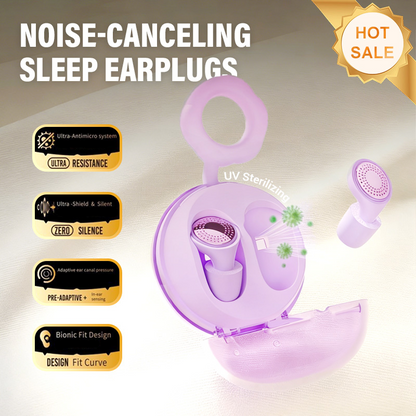 UV Sterilizing Noise-Canceling Sleep Earplugs