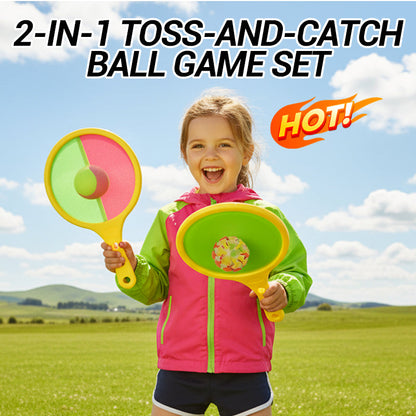 2-In-1 Toss-and-Catch Ball Game Set